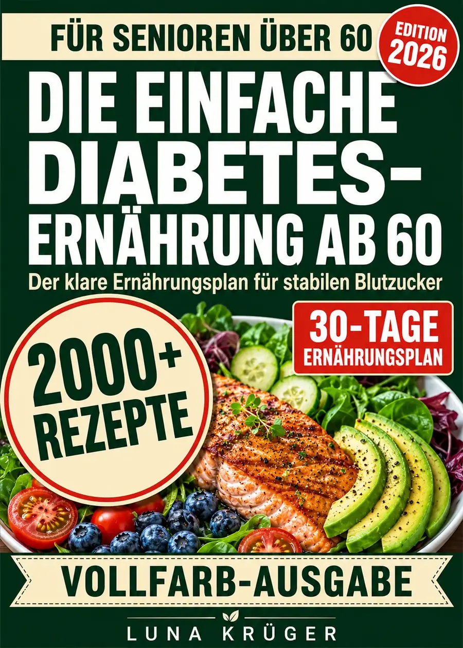 Cover des Hauptbuchs Die einfache Diabetes-Ernährung ab 60